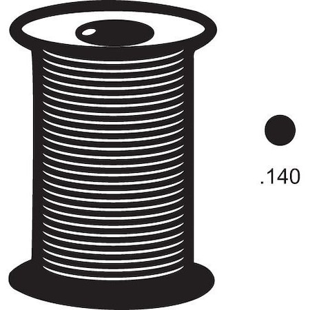 Strybuc .140 Solid Spline Foam Black 66-30